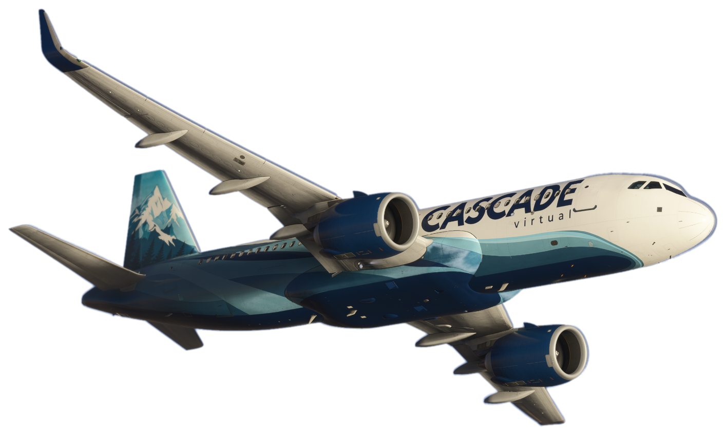 Cascade Virtual Airbus A320neo in flight