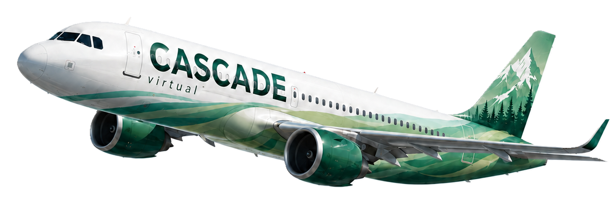 Cascade Alpine green livery aircraft